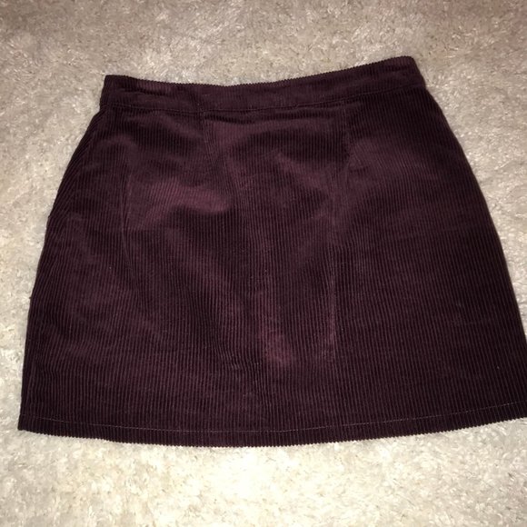 Purple Felt Skirt - Picture 2 of 3